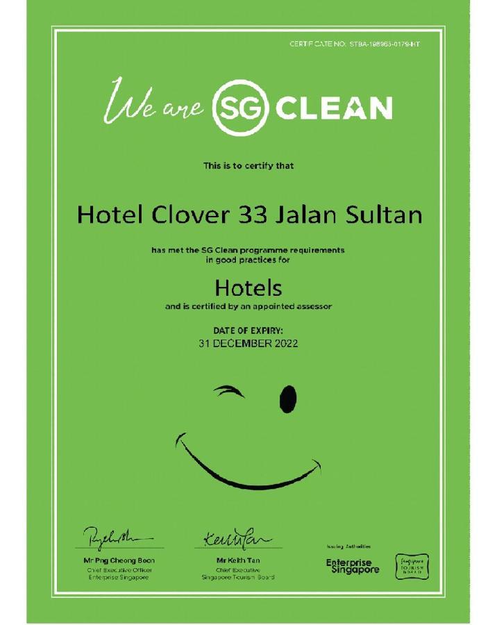 Hotel Clover 33 Jalan Sultan Singapura Exterior foto